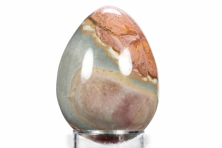 Polished Polychrome Jasper Egg - Madagascar #359025